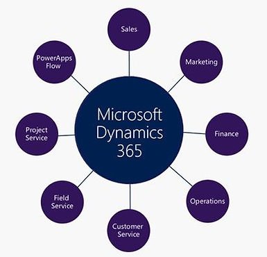 micrsoft dynamics 365 cloud erp crm